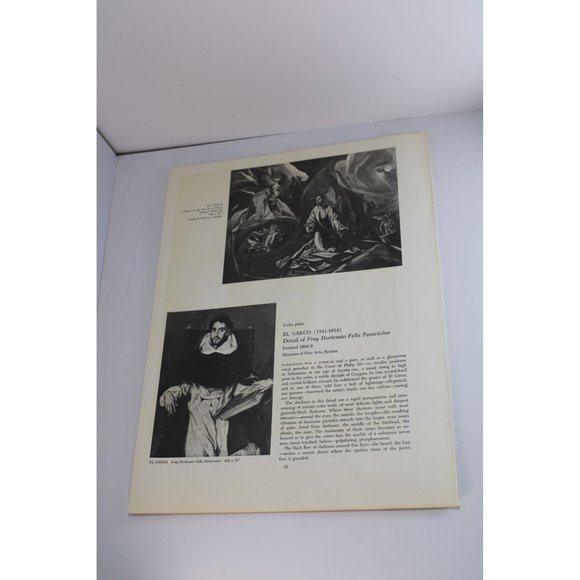 El Greco Print Burial of Count Orgaz vintage 54898 - Picture 5 of 5